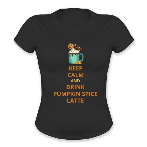 Keep calm and drink pumpkin spice latte, Halloween